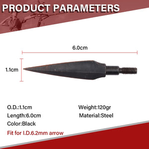 Brown SPG Stainless Steel Broadhead 100/120/150 Grain Arrow Tip SPG