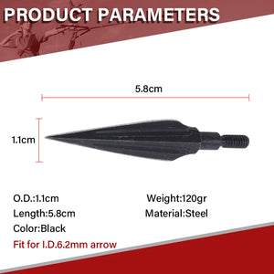 Brown SPG Stainless Steel Broadhead 100/120/150 Grain Arrow Tip SPG