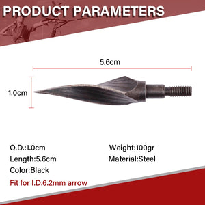 Sienna SPG Stainless Steel Broadhead 100/120/150 Grain Arrow Tip SPG