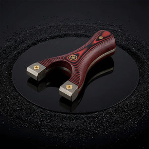 Black STARCORE Titanium G10 Slingshot MARKSMAN