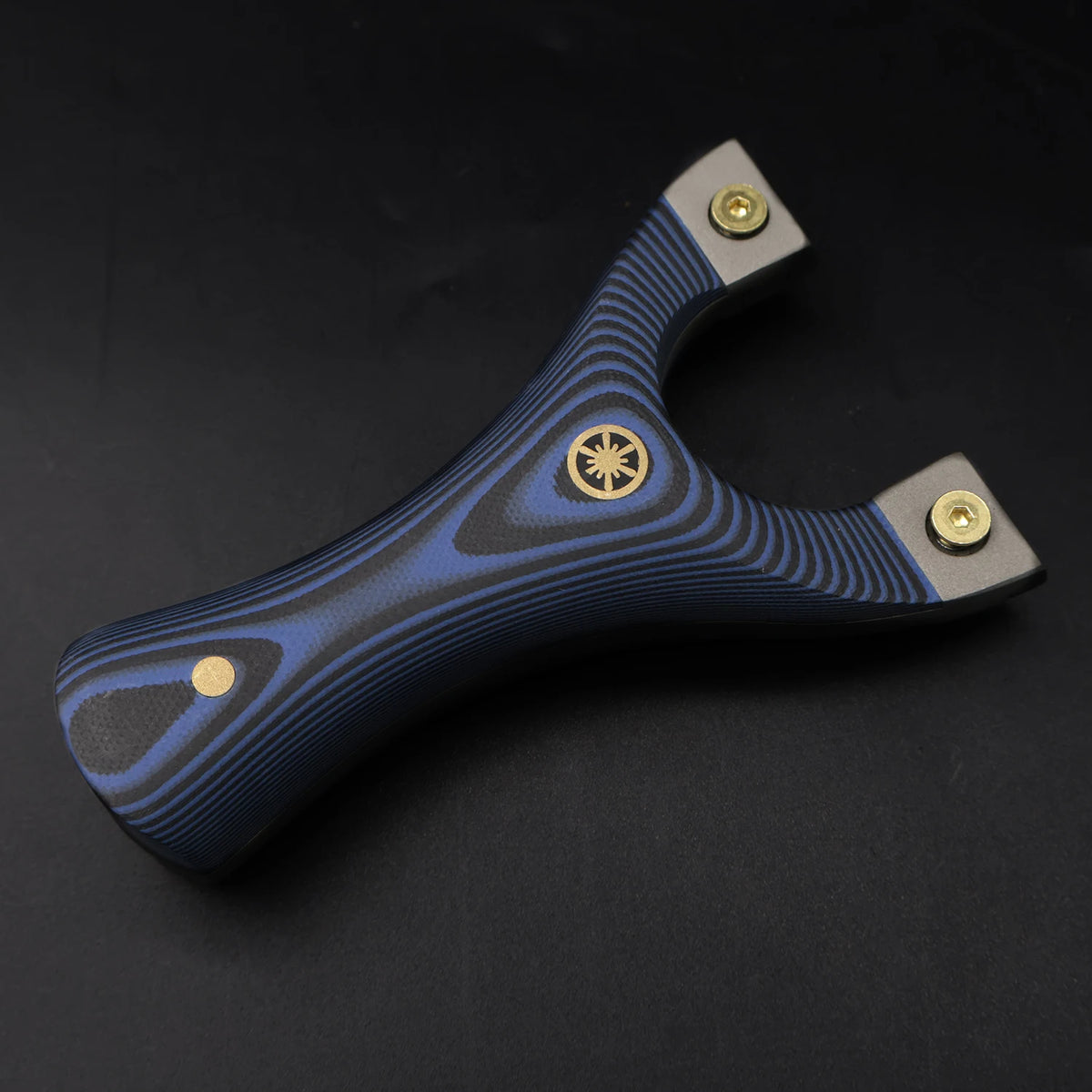 Dark Slate Gray STARCORE Titanium G10 Slingshot MARKSMAN