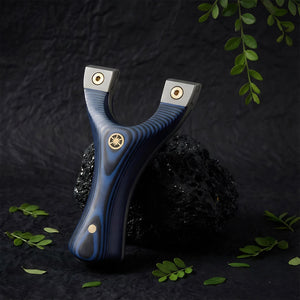 Black STARCORE Titanium G10 Slingshot MARKSMAN