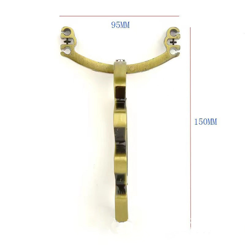 Dim Gray Full Solid Steel Metal Slingshot Catapult Powerful Aiming Outdoor Games Heavy Duty Double Latex Bands INDIAN SLINGSHOT