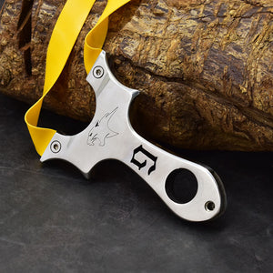 Dark Slate Gray SteelPanther Stainless Steel Slingshot MARKSMAN