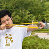 Rosy Brown Iron Hornet Alloy Aluminum Slingshot – Durable Precision Catapult for Target Practice & Outdoor Games INDIAN SLINGSHOT