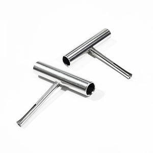 White Smoke Stainless Steel T Bar Tool Spearfishing T-Shape Wishbone Insert Bar Tool INDIAN SLINGSHOT