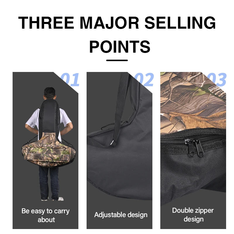 Dark Slate Gray SPG T-Shaped Bow Bag | Oxford Cloth Compound Bow Carry Case SPG