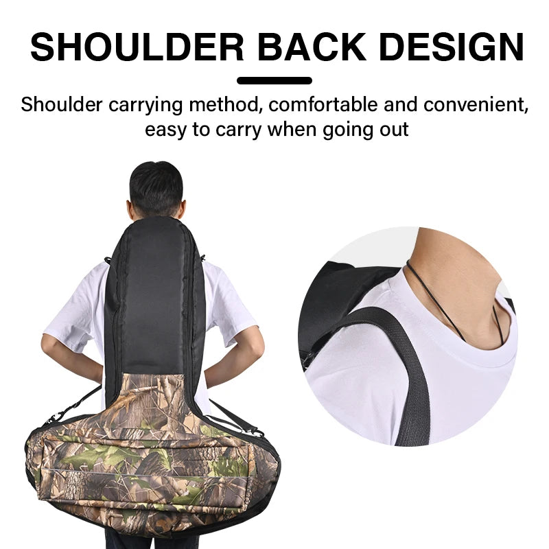 Gray SPG T-Shaped Bow Bag | Oxford Cloth Compound Bow Carry Case SPG