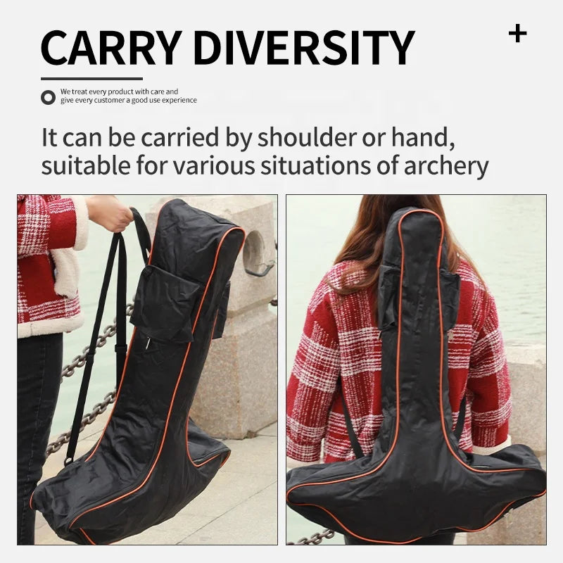 Antique White SPG T-Shaped Bow Bag – Canvas Crossbow & Compound Bow Case SPG