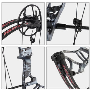 Lavender TOPOINT Acuity 28 Compound Bow Package – CNC Aluminum Riser with Accessories Topoint