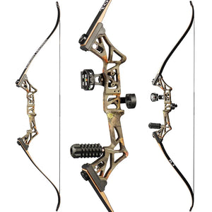 White Smoke TOPOINT R3 Recurve Bow Package with Archery Accessories Topoint