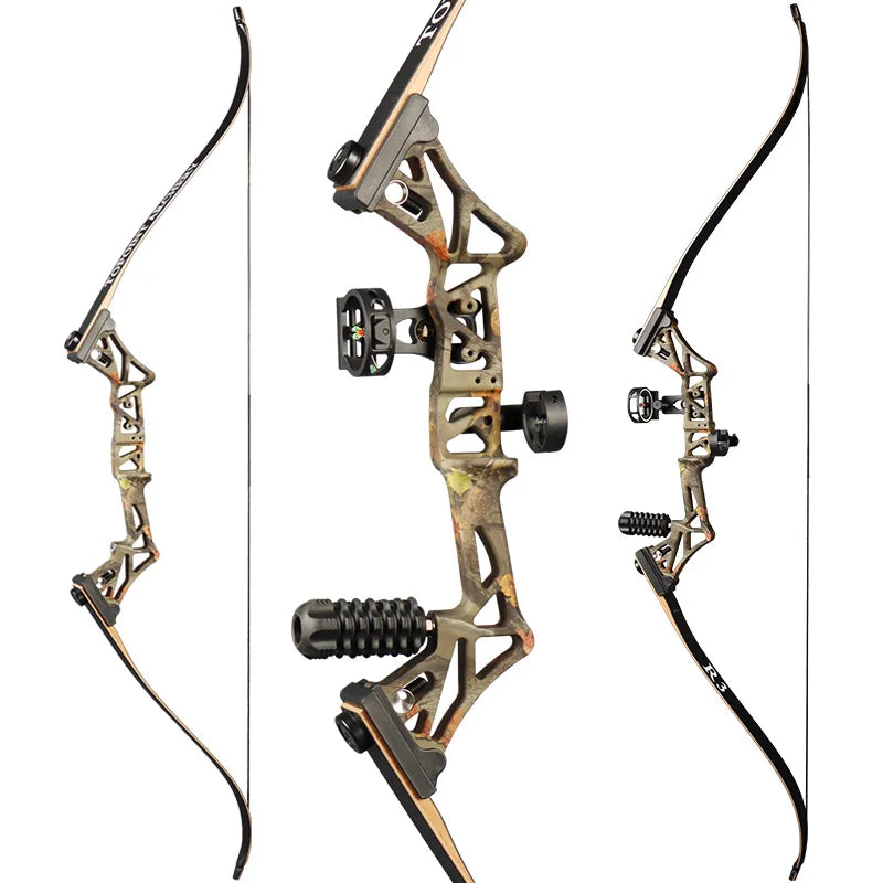 White Smoke TOPOINT R3 Recurve Bow Package with Archery Accessories Topoint