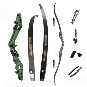 White Smoke TOPOINT Slither 21 Inch ILF Recurve Bow Riser Topoint