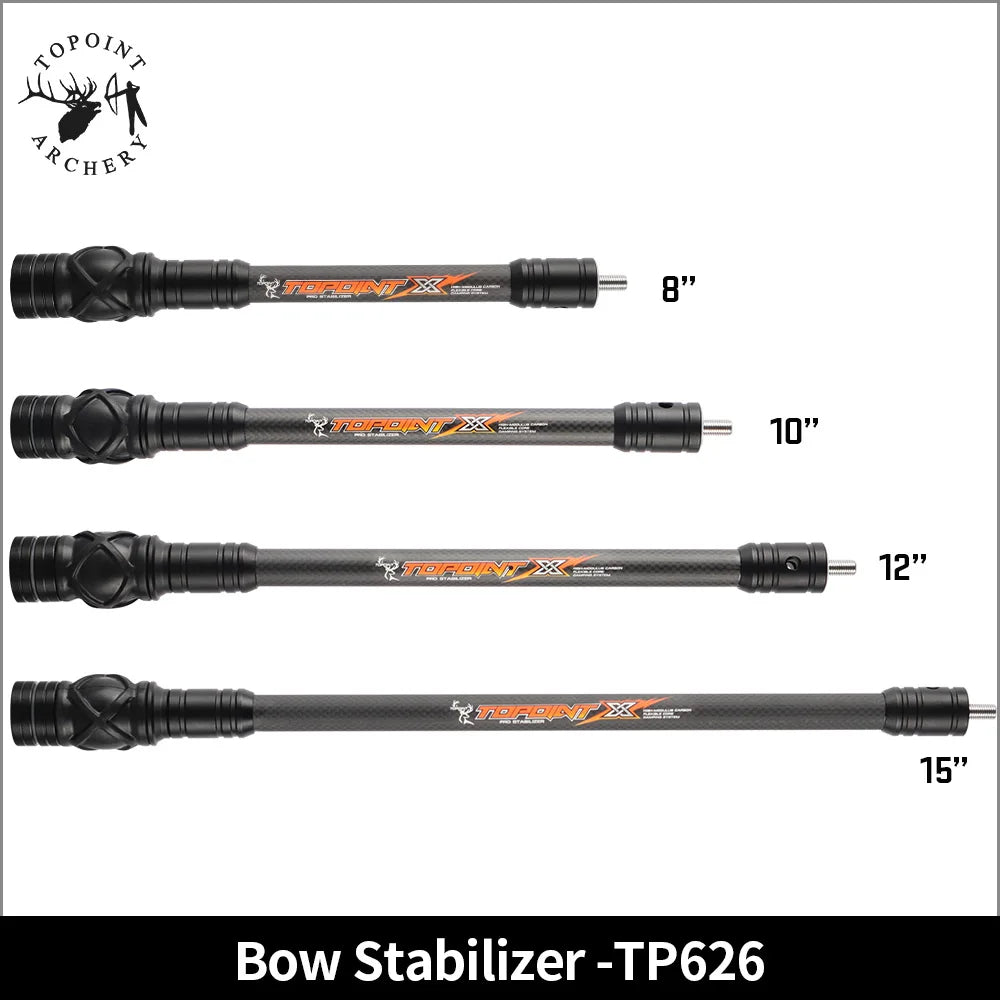 White Smoke TOPOINT TP629 3K Carbon Fiber Bow Stabilizer Topoint