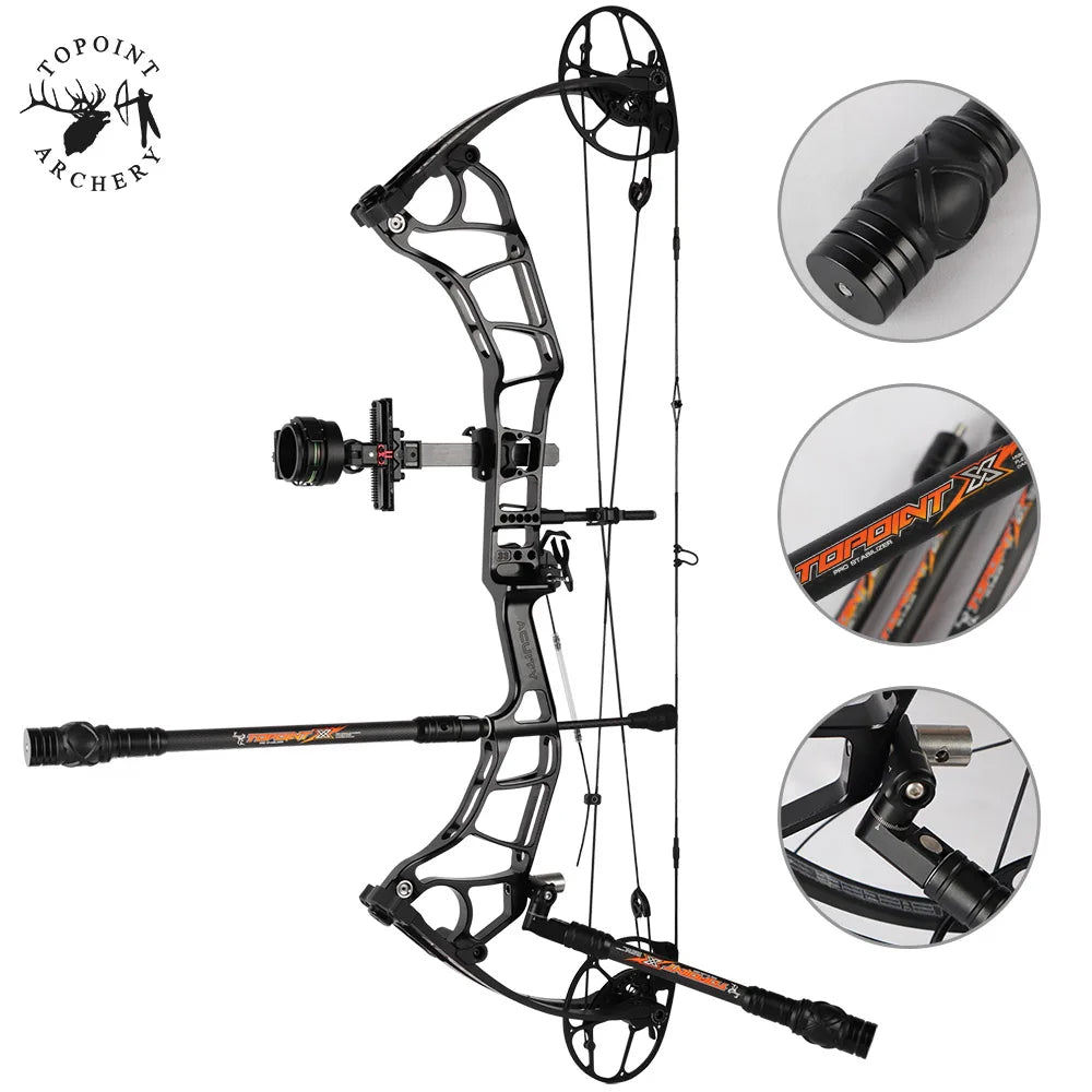 White Smoke TOPOINT TP629 3K Carbon Fiber Bow Stabilizer Topoint
