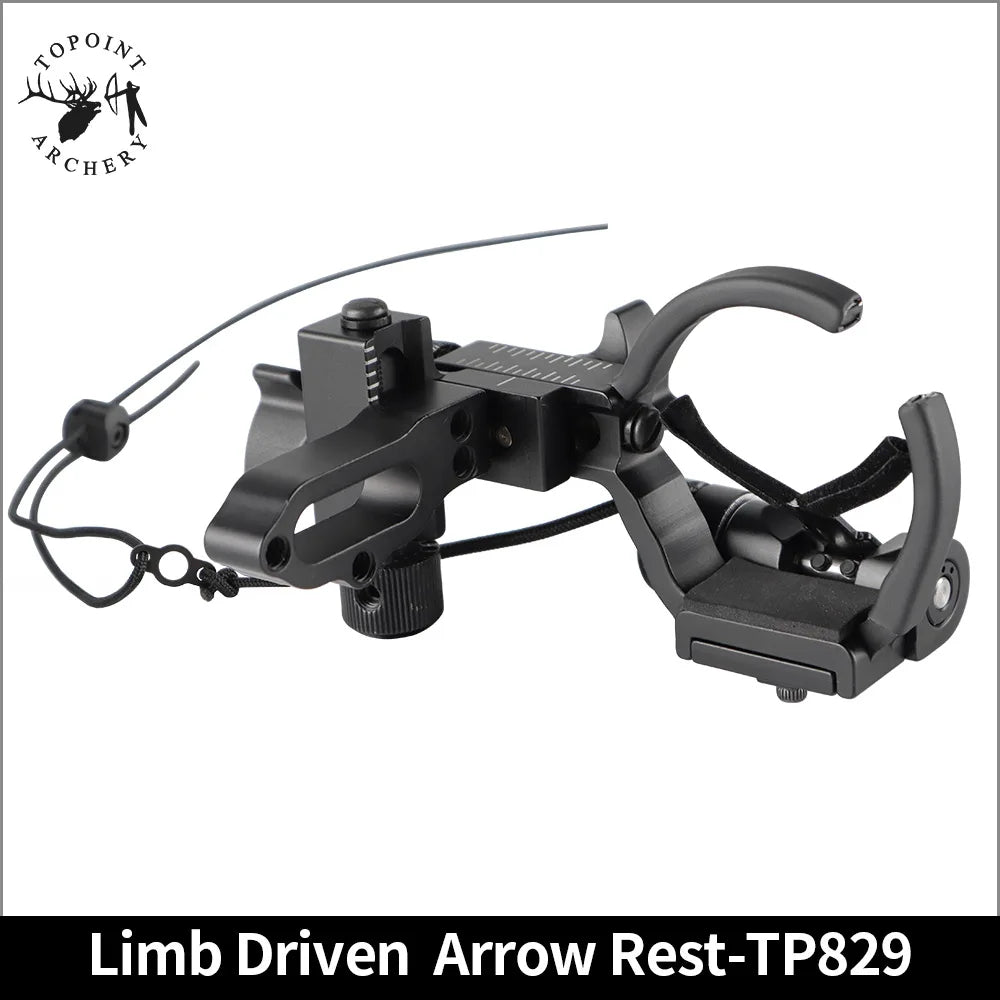 White Smoke TOPOINT TP829 Limb Driven Arrow Rest | CNC Aluminum Topoint