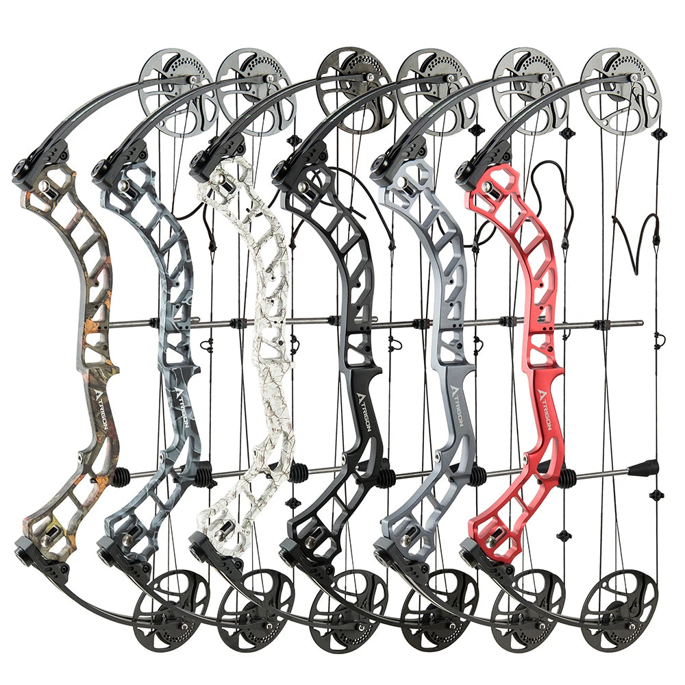 White Smoke TOPOINT Trigon Compound Bow and Arrow Package Topoint