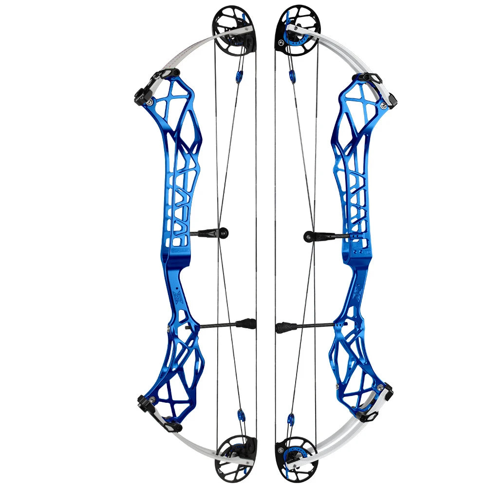 White Smoke TOPOINT X38 Target Compound Bow – 38-Inch CNC Aluminum Riser Topoint