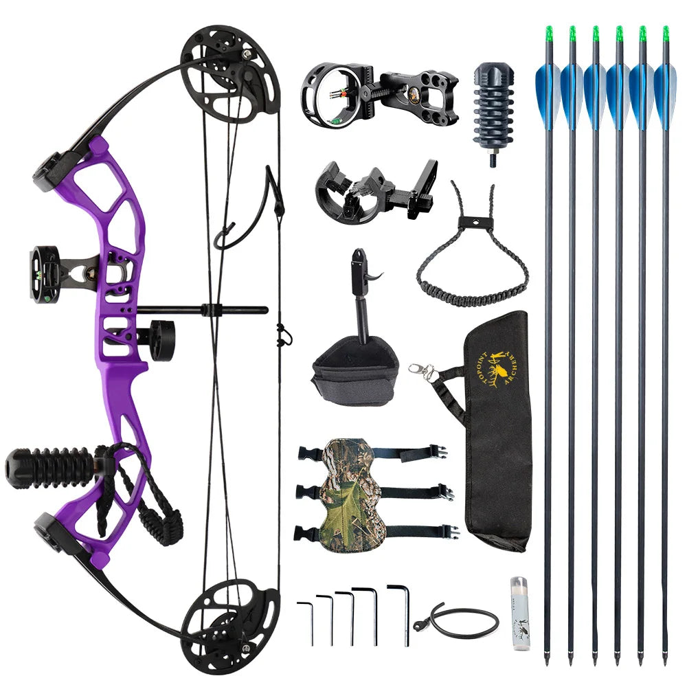 TOPOINT M2 Youth Compound Bow and Arrow Package