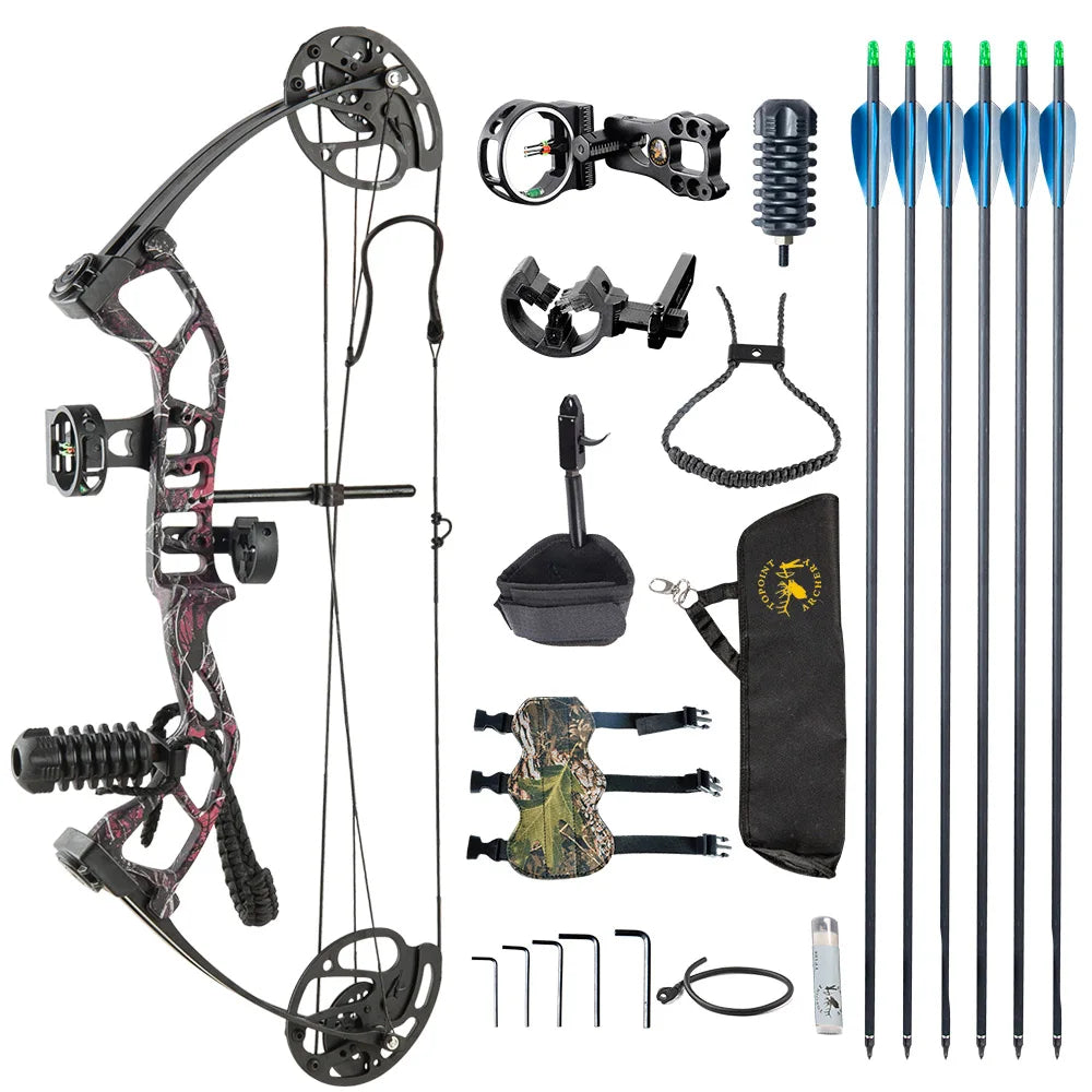 TOPOINT M2 Youth Compound Bow and Arrow Package
