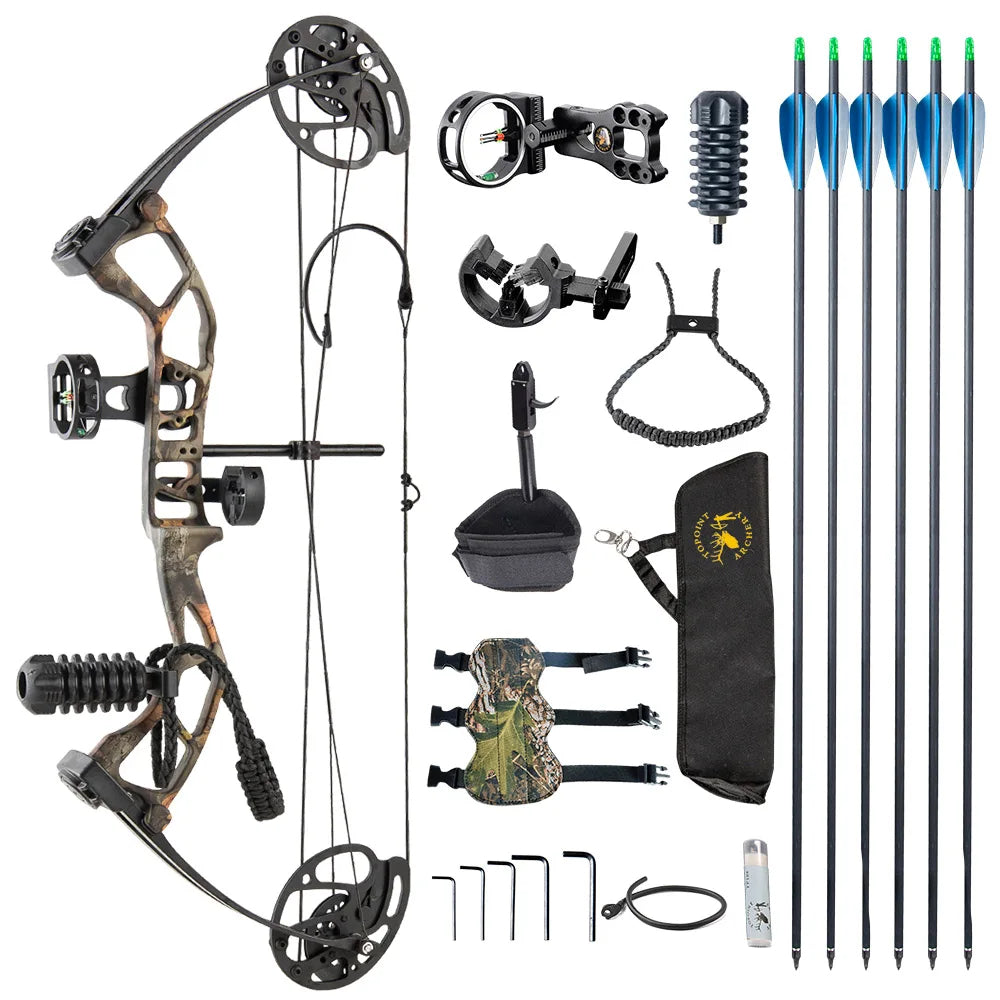 TOPOINT M2 Youth Compound Bow and Arrow Package
