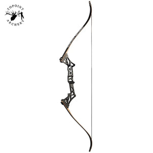 White Smoke TOPOINT R3 Recurve Bow 58-Inch with Archery Accessories Topoint