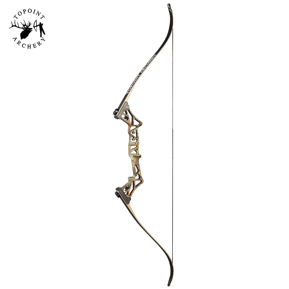 White Smoke TOPOINT R3 Recurve Bow 58-Inch with Archery Accessories Topoint