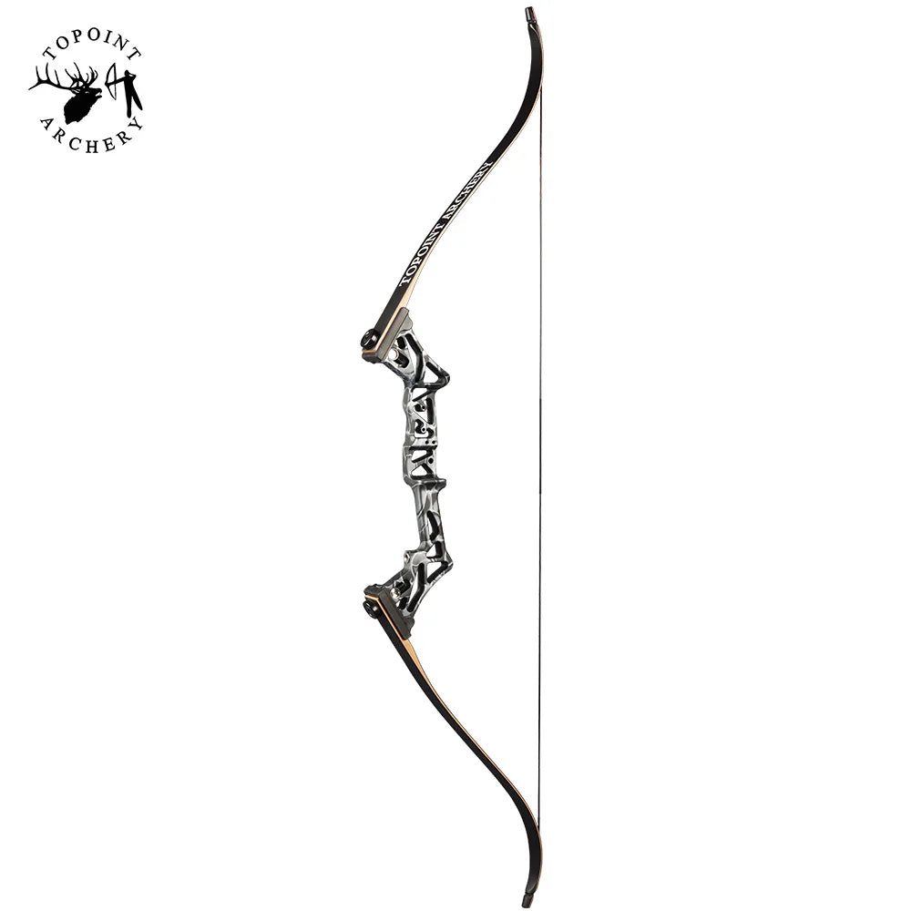 White Smoke TOPOINT R3 Recurve Bow 58-Inch with Archery Accessories Topoint