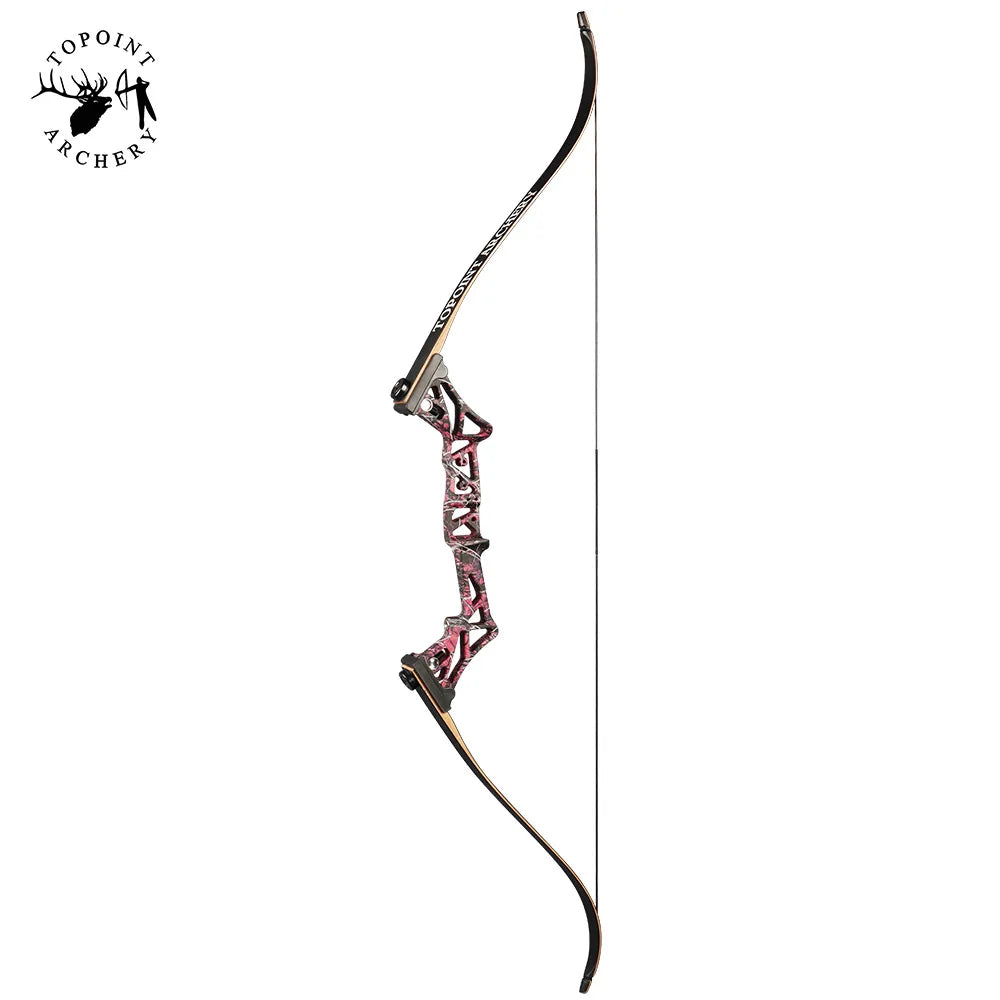 White Smoke TOPOINT R3 Recurve Bow 58-Inch with Archery Accessories Topoint