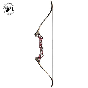 White Smoke TOPOINT R3 Recurve Bow 58-Inch with Archery Accessories Topoint