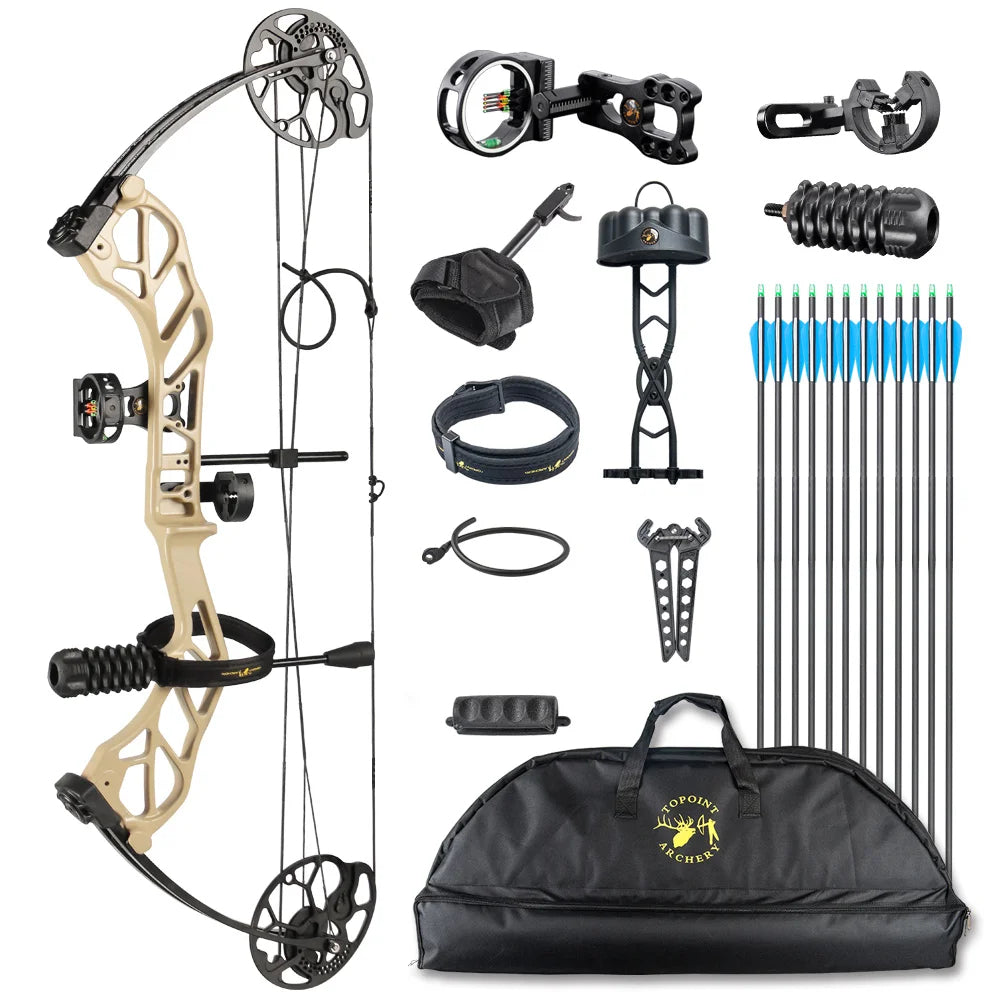 TOPOINT STARTING 31 Compound Bow Package with Accessories