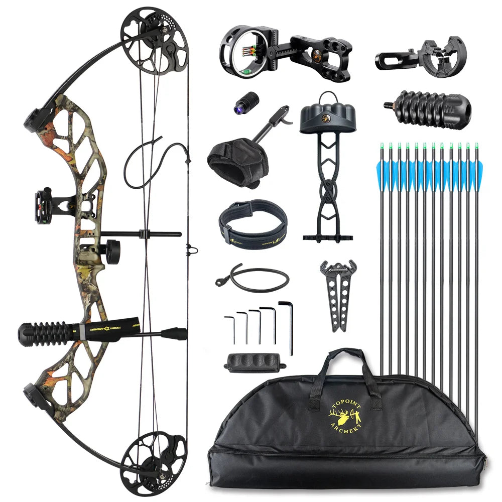 TOPOINT STARTING 31 Compound Bow Package with Accessories
