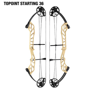 White Smoke TOPOINT Starting 36 Compound Bow – Adjustable CNC Aluminum Topoint