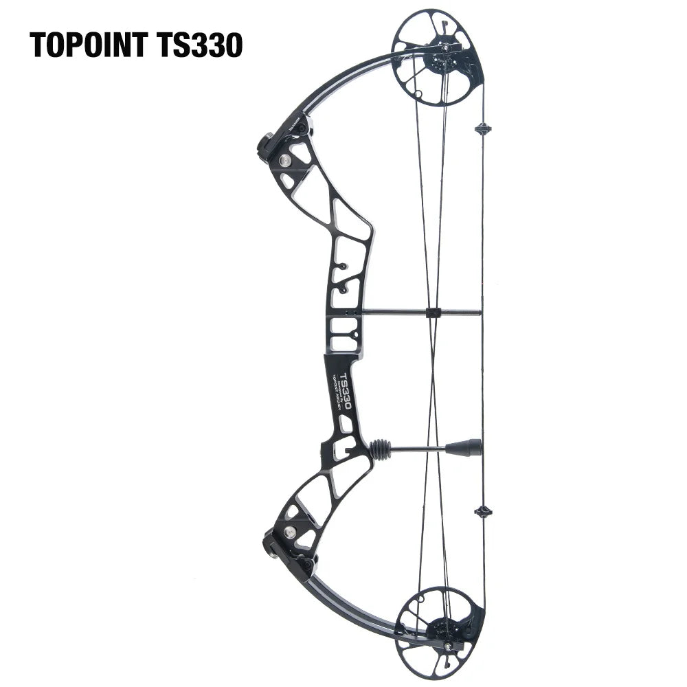 TOPOINT TS330 Compound Bow – Adjustable CNC Aluminum Bow