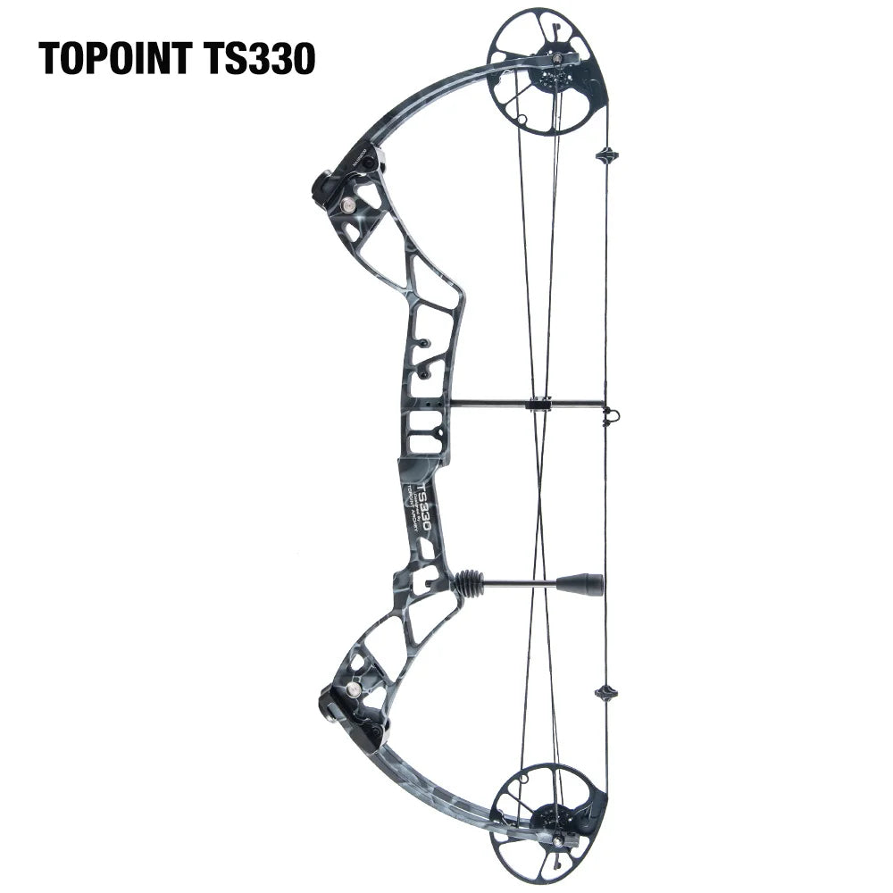 TOPOINT TS330 Compound Bow – Adjustable CNC Aluminum Bow