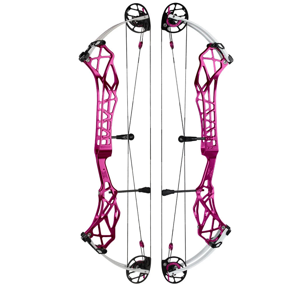 White Smoke TOPOINT X38 Target Compound Bow – 38-Inch CNC Aluminum Riser Topoint
