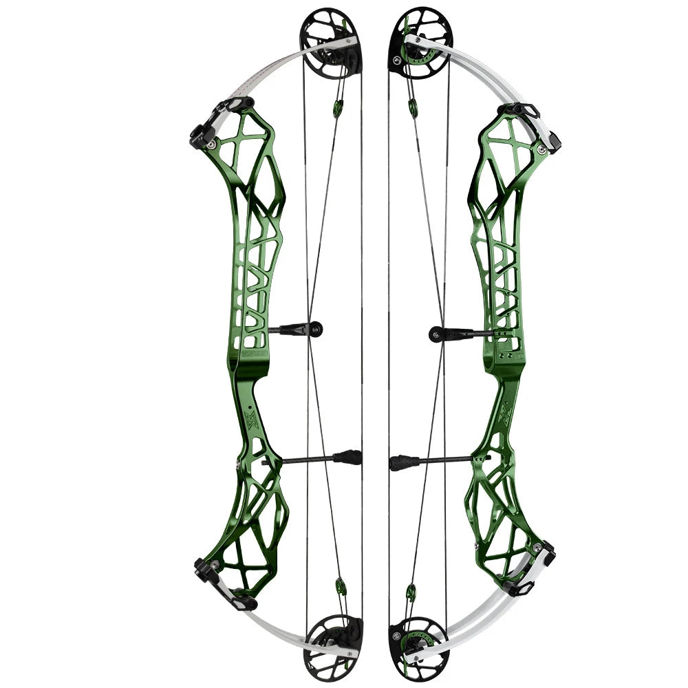 White Smoke TOPOINT X38 Target Compound Bow – 38-Inch CNC Aluminum Riser Topoint
