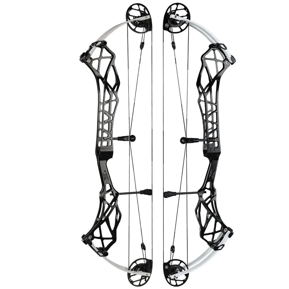 White Smoke TOPOINT X38 Target Compound Bow – 38-Inch CNC Aluminum Riser Topoint