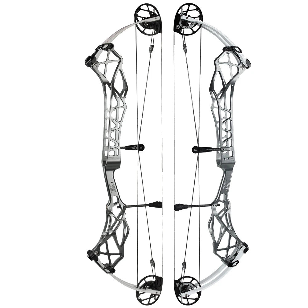 White Smoke TOPOINT X38 Target Compound Bow – 38-Inch CNC Aluminum Riser Topoint