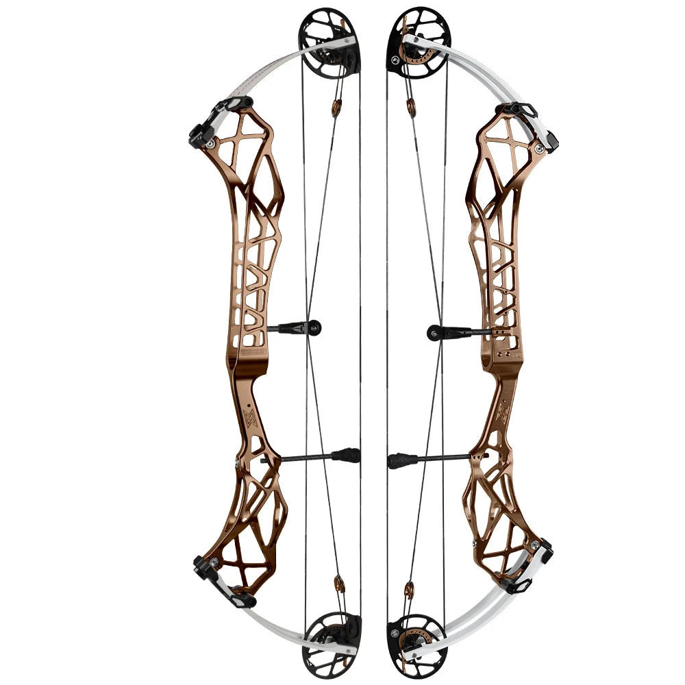 White Smoke TOPOINT X38 Target Compound Bow – 38-Inch CNC Aluminum Riser Topoint