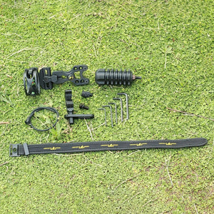 Dark Khaki SPG TP800 Compound Bow Stabilizer Kit – Riser Damper, 3-Pin Sight &amp; Archery Accessories SPG