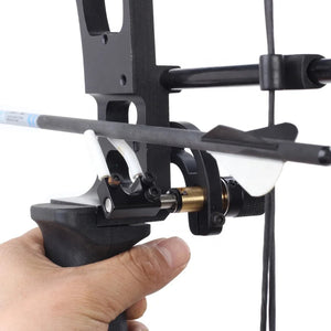 Dark Slate Gray SPG TP816 Compound Bow Arrow Rest – Aluminum Alloy Adjustable Archery Accessory (Black) SPG