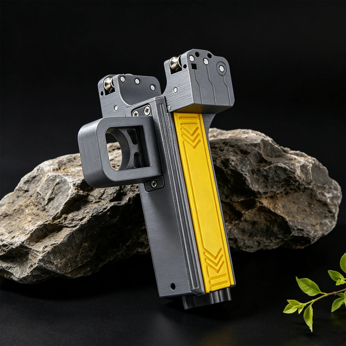 Black TRIMAG X3 Repeating Slingshot MARKSMAN