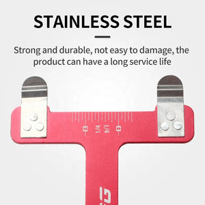 White Smoke SPG T Shape Bow Square – Stainless Steel Archery Tuning Tool SPG