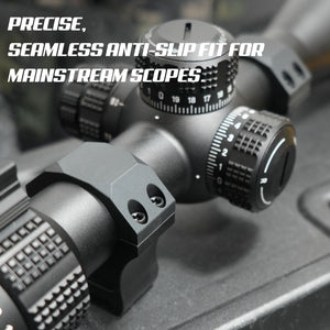 Dark Slate Gray TYPHON Ultra Precision Match-Grade Scope Rings 25.4/30/34mm Tube TYPHON