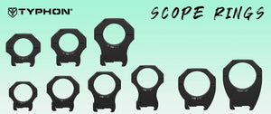 Pale Turquoise TYPHON Ultra Precision Match-Grade Scope Rings 25.4/30/34mm Tube TYPHON