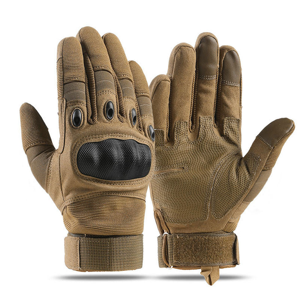 White Smoke Tactical Gloves Knuckle Protection Outdoor Training Riding Gloves Full Finger & Half Finger Options MARKSMAN