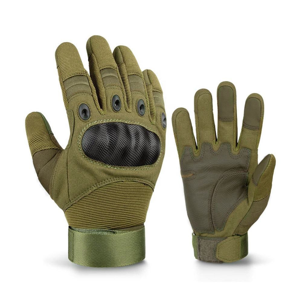 White Smoke Tactical Gloves Knuckle Protection Outdoor Training Riding Gloves Full Finger & Half Finger Options MARKSMAN