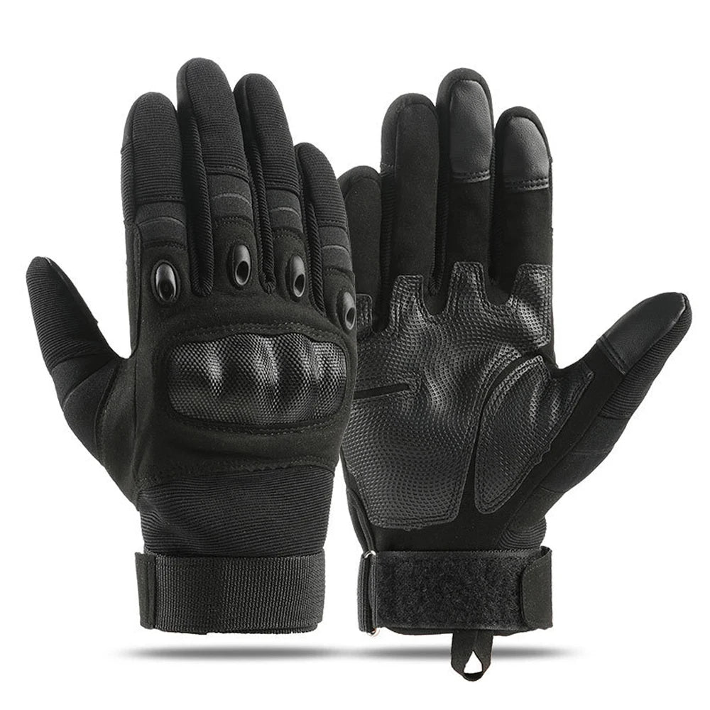 White Smoke Tactical Gloves Knuckle Protection Outdoor Training Riding Gloves Full Finger & Half Finger Options MARKSMAN