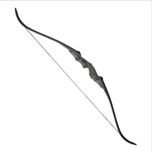 Dark Slate Gray 60" Takedown Recurve Bow – Laminated Riser &amp; Bamboo Limbs SPG
